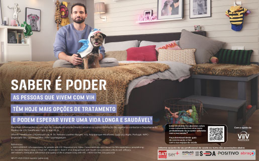 SABER  PODER - As pessoas que vivem com VIH Tm hoje mais opes de tratamento e podem esperar viver uma vida longa e saudvel