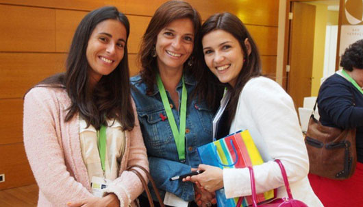 Da esquerda para a direita: Joana Tavares de Almeida, Andreia Pinto Ferreira e Rute Lopes